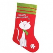 Meowy Christmas Stocking for Cats